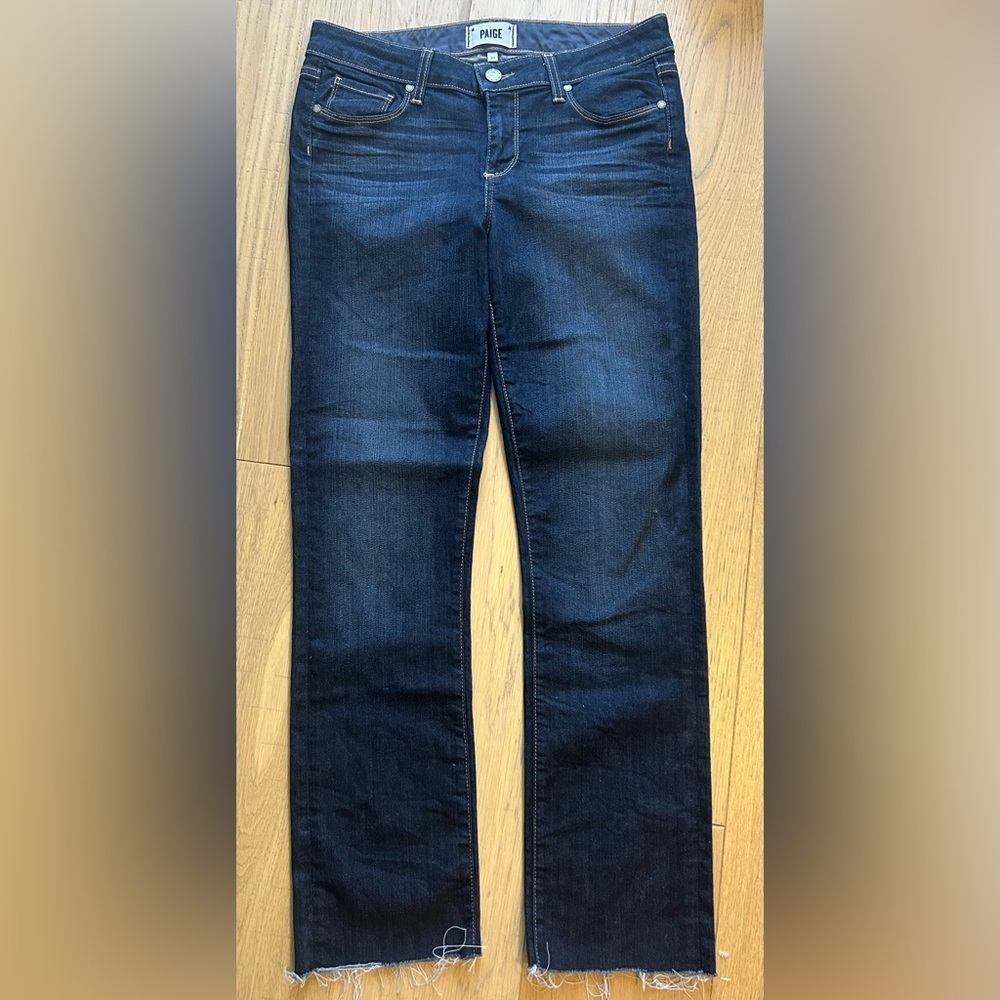 Paige Premium Denim Dark Wash Skinny Jeans